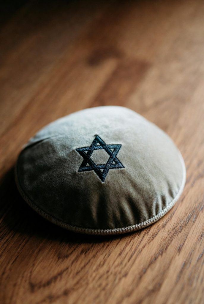 Industrial heat molding process for shaping durable custom Kippot.