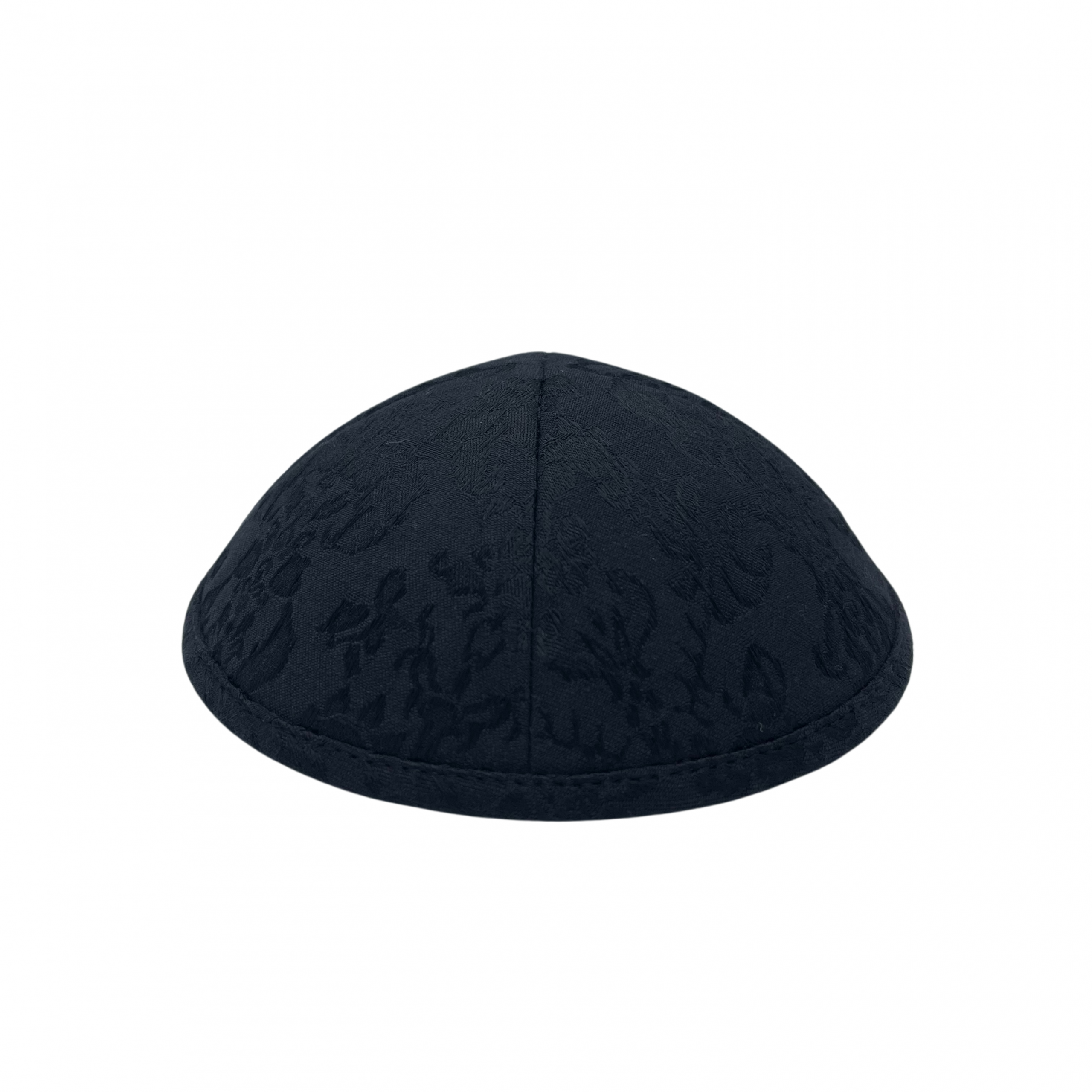 BLACK FLORAL KIPPAH