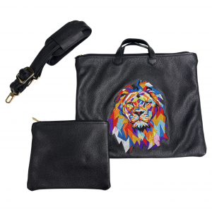 Rainbow lion tefillin bag