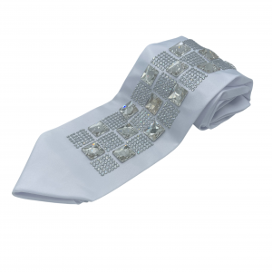 Silver dot and square crystal atarah