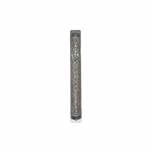 Silver metal design mezuzah