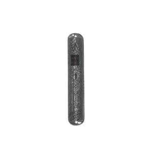 Thick metal design mezuzah